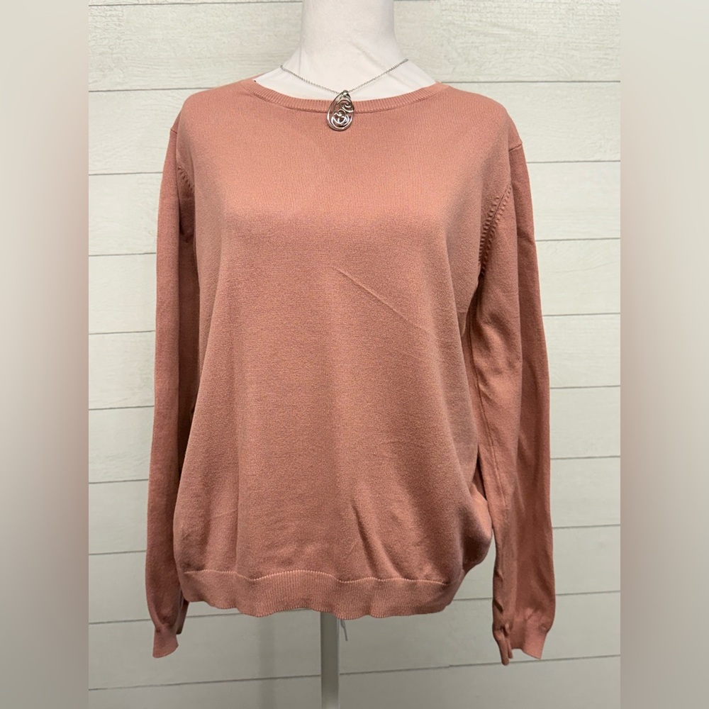 H&M Dusty Rose Crew Neck Sweater XL
